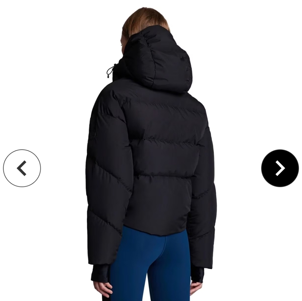 Cordova Meribel Hooded Down Puffer Ski Jacket Onyx Black - Picture 7 of 17